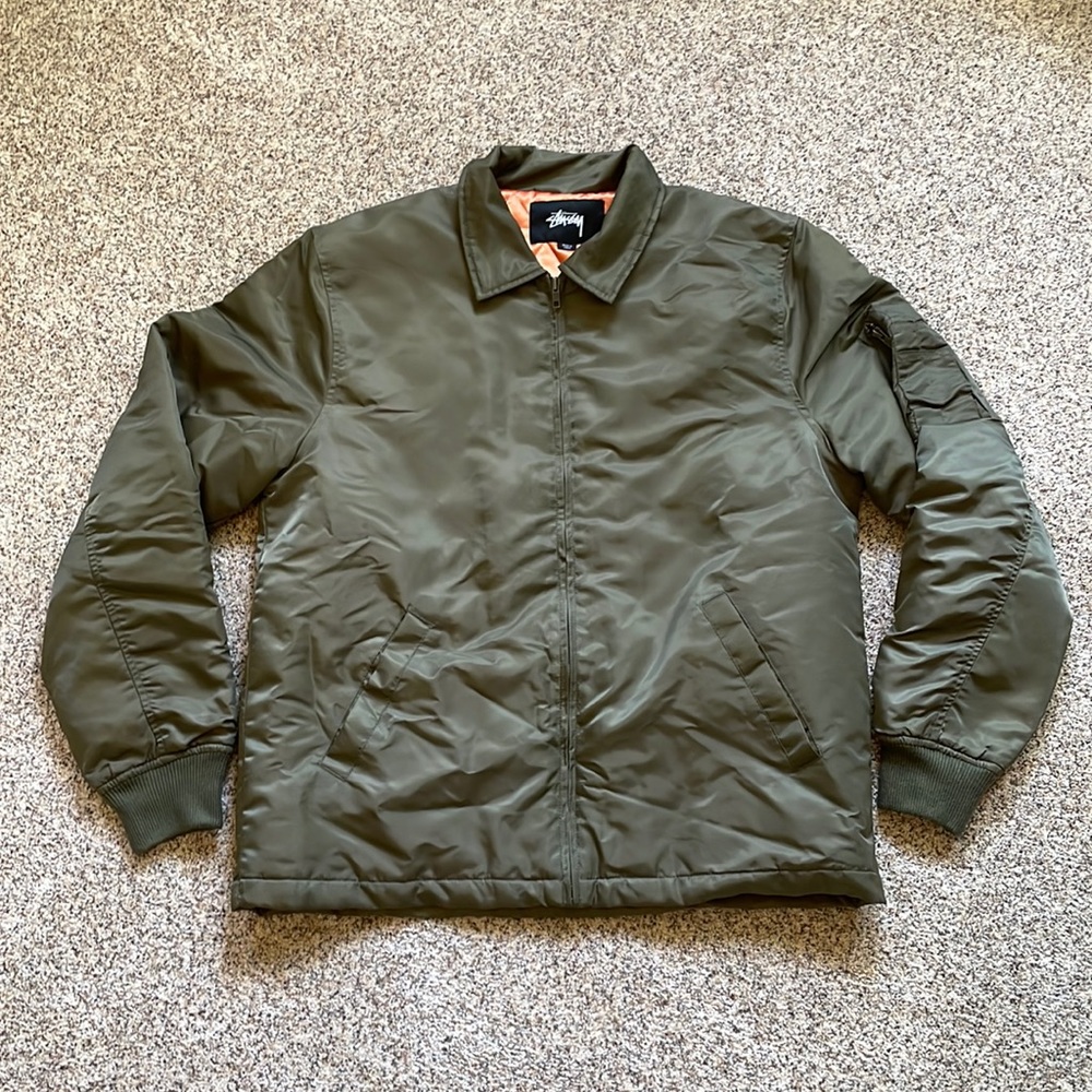 Mens Stussy sz Large bomber jacket